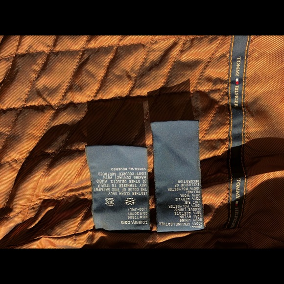 Tommy Hilfiger Suede Leather Coat - Picture 7 of 7